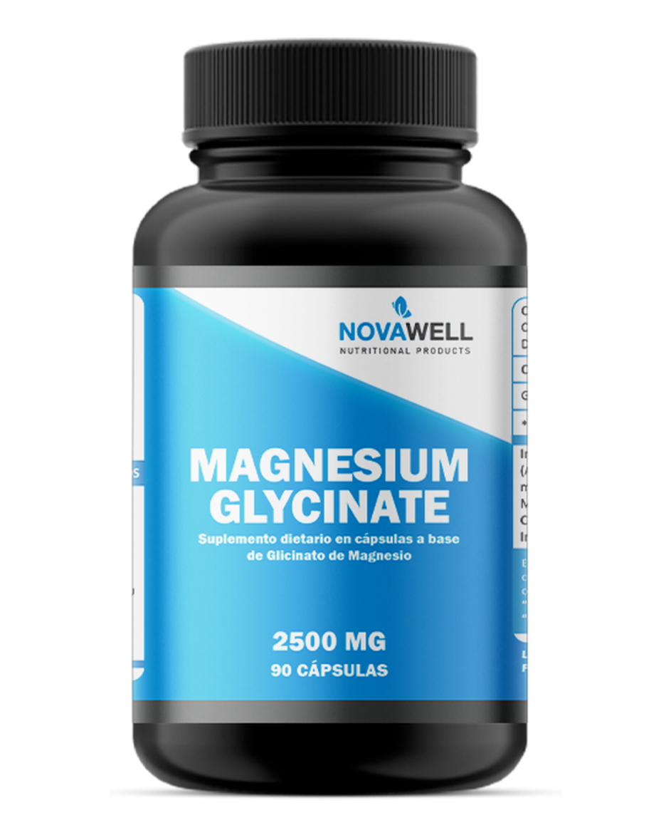Glicinato de Magnesio 2500 mg | 90 Cápsulas