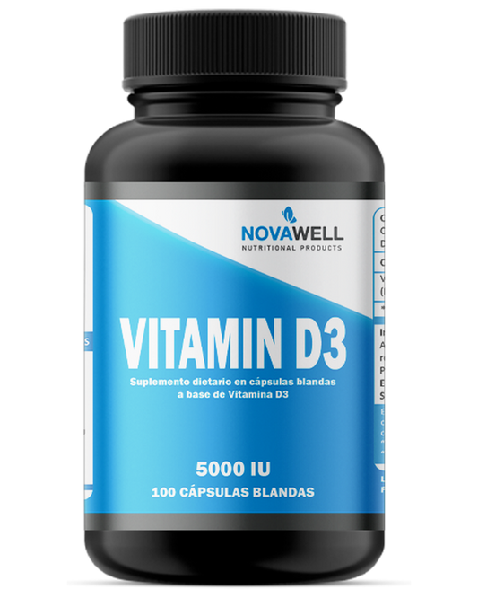 Vitamina D3 500 UI | 100 Cápsulas Blandas